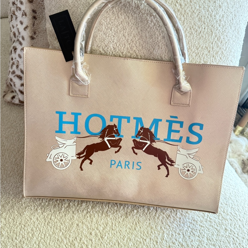 Beige Tote Bag
